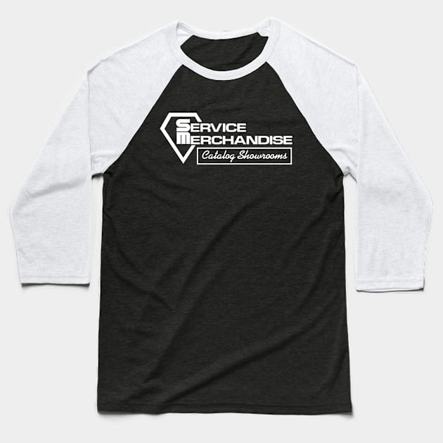 Service Merchandise Catalog Showroom Baseball T-Shirt by Tee Arcade